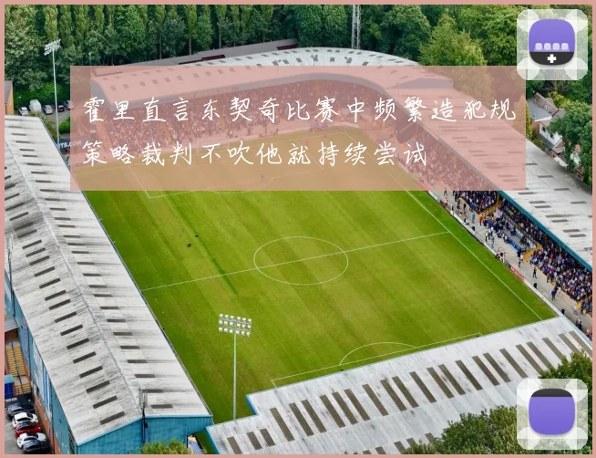 霍里直言东契奇比赛中频繁造犯规策略裁判不吹他就持续尝试